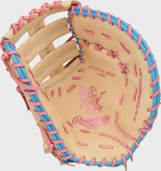 Rawlings Heart of the Hide 13-inch Fastpitch Softball 1st Base Mitt, Right Hand Throw