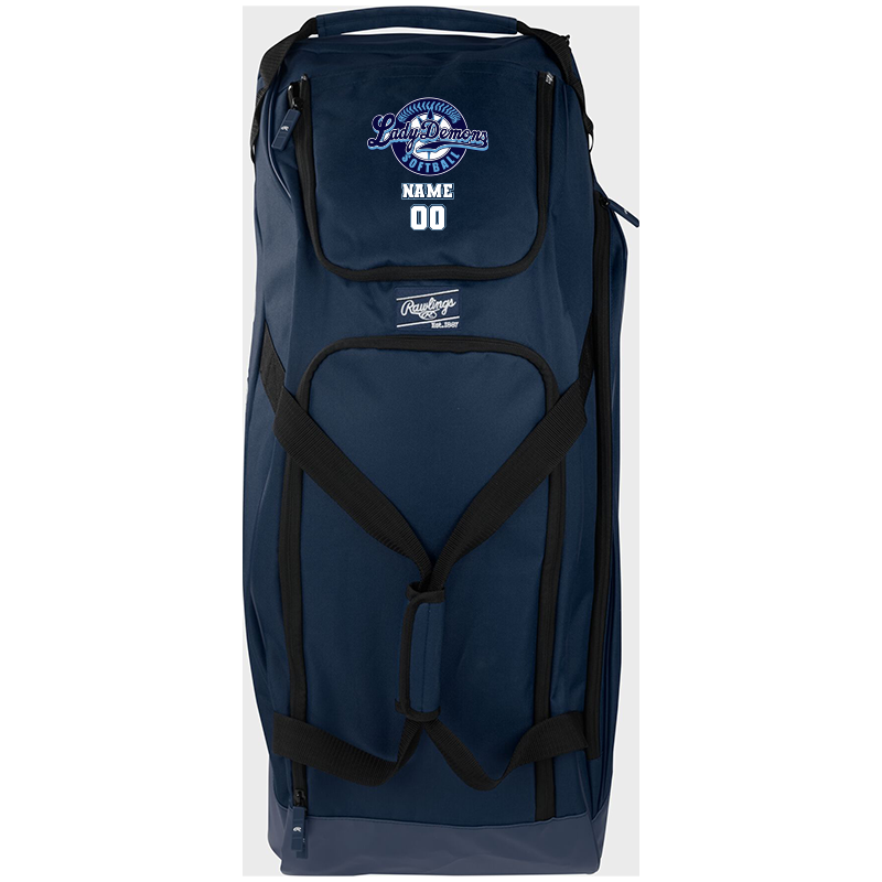 Richmond Lady Demons Custom Rawlings Workhorse Catcher Bag