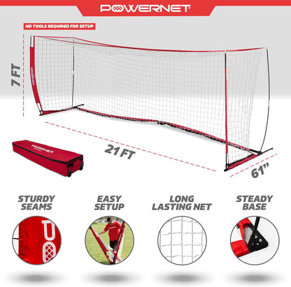 PowerNet Soccer Goal 7 Sizes