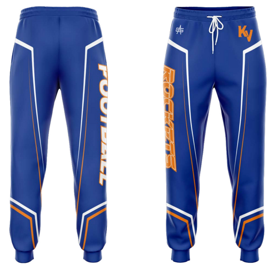Kelloggsville Football Custom Performance Sublimated Joggers with Pockets