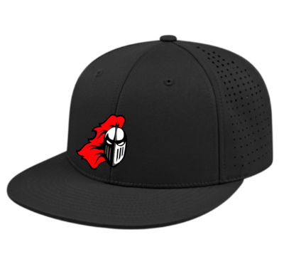 Point Knights Embroidered Hat-Black