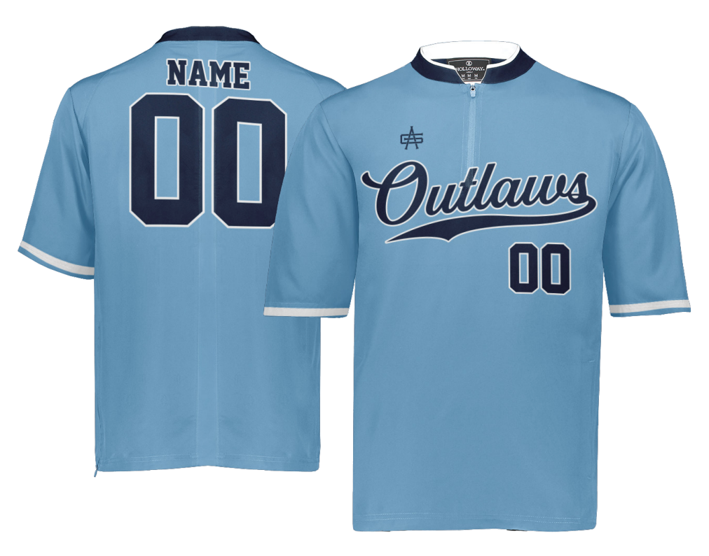 Outlaws Baseball Custom Sublimated Performance Cage Jacket