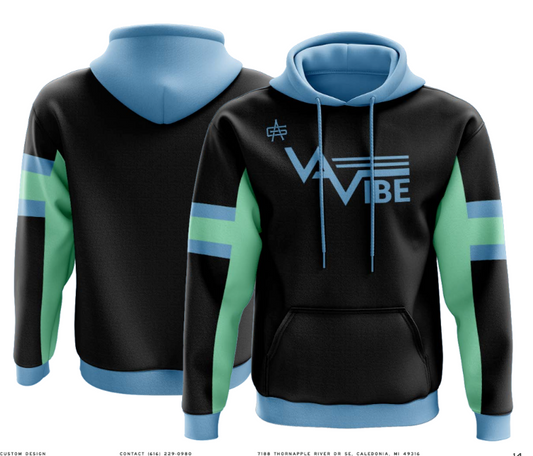 VA Vibe Softball Gutsy IGNITE+ Performance Hoodie - Unisex Youth and Adult Sizes