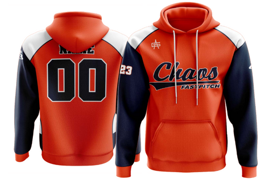 Caledonia Chaos Sublimated Hoodie - Orange