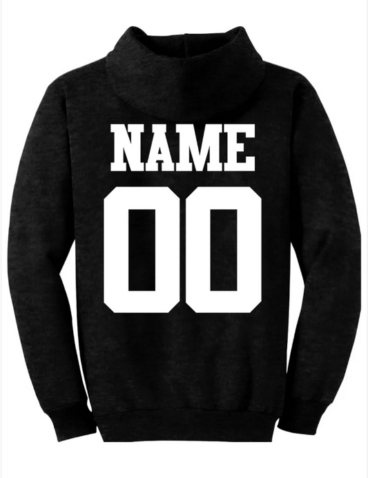 Gildan Heavy Blend Hooded Sweatshirt With Name and Number