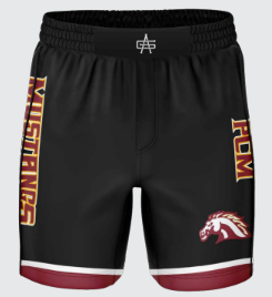 PCM Mustangs Wrestling Fight Shorts