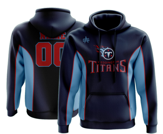 Weddington Titans Football Sublimated Performance Hoodie