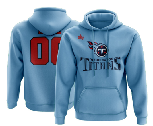 Weddington Titans Football Sublimated Performance Hoodie
