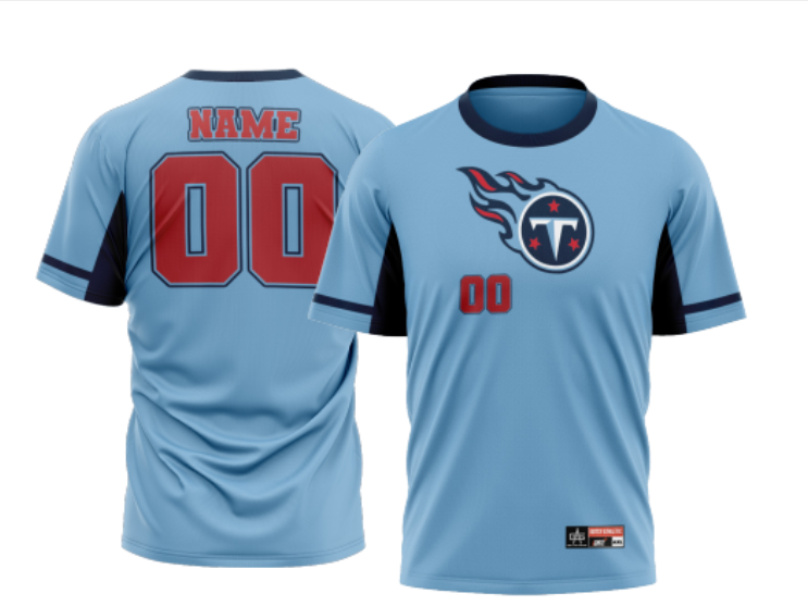 Weddington Titans Football Men's Sublimated Short Sleeve Dri-Fit Tee
