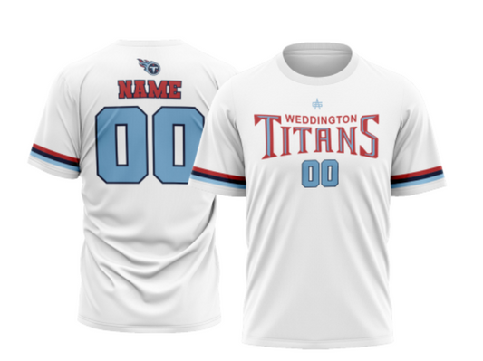 Weddington Titans Football Men's Sublimated Short Sleeve Dri-Fit Tee
