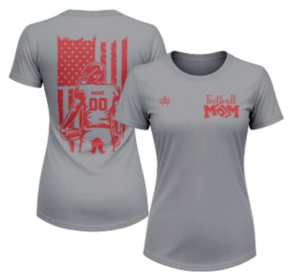 Weddington Titans Football "Mom" Sublimated Short Sleeve Dri-Fit Tee