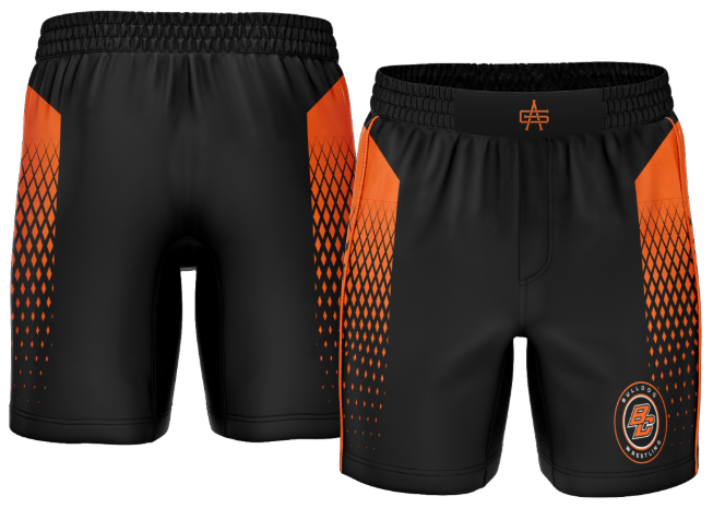 BC Youth Boys Wrestling Sublimated Performance Woven Fight Shorts