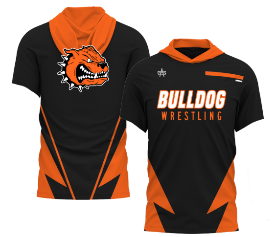 BC Youth Boys Wrestling Performance Short Sleeve Hooded Dry-Fit Tee