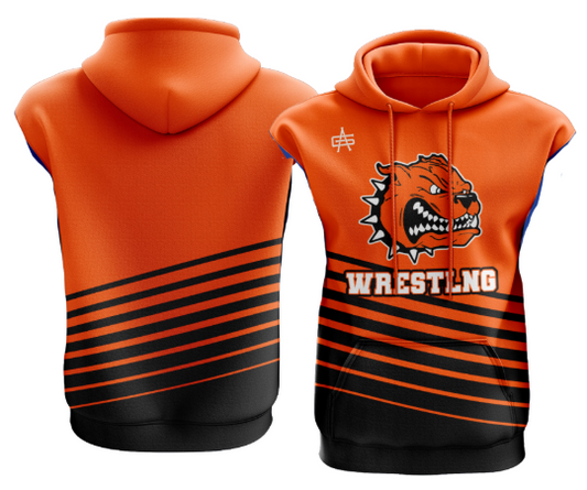 BC Youth Boys Wrestling Sleeveless Charged Sublimated Performance Hoodie
