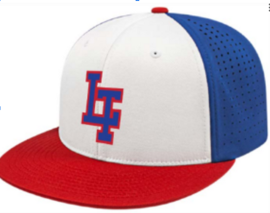 Tainos Baseball Player Hat (red/white/blue)