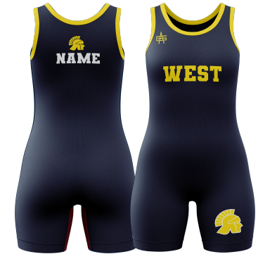 Wausau West Wrestling Singlet - Custom Name Girls
