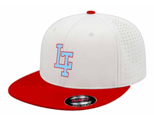 Tainos Baseball Player Hat (white/red)