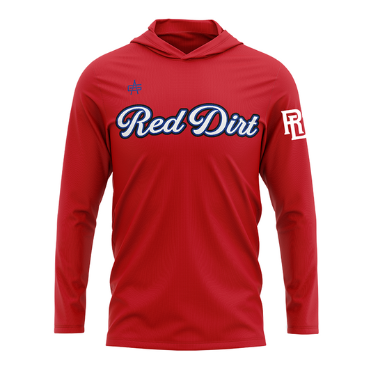 Red Dirt Light Weight Long Sleeve Hoodie