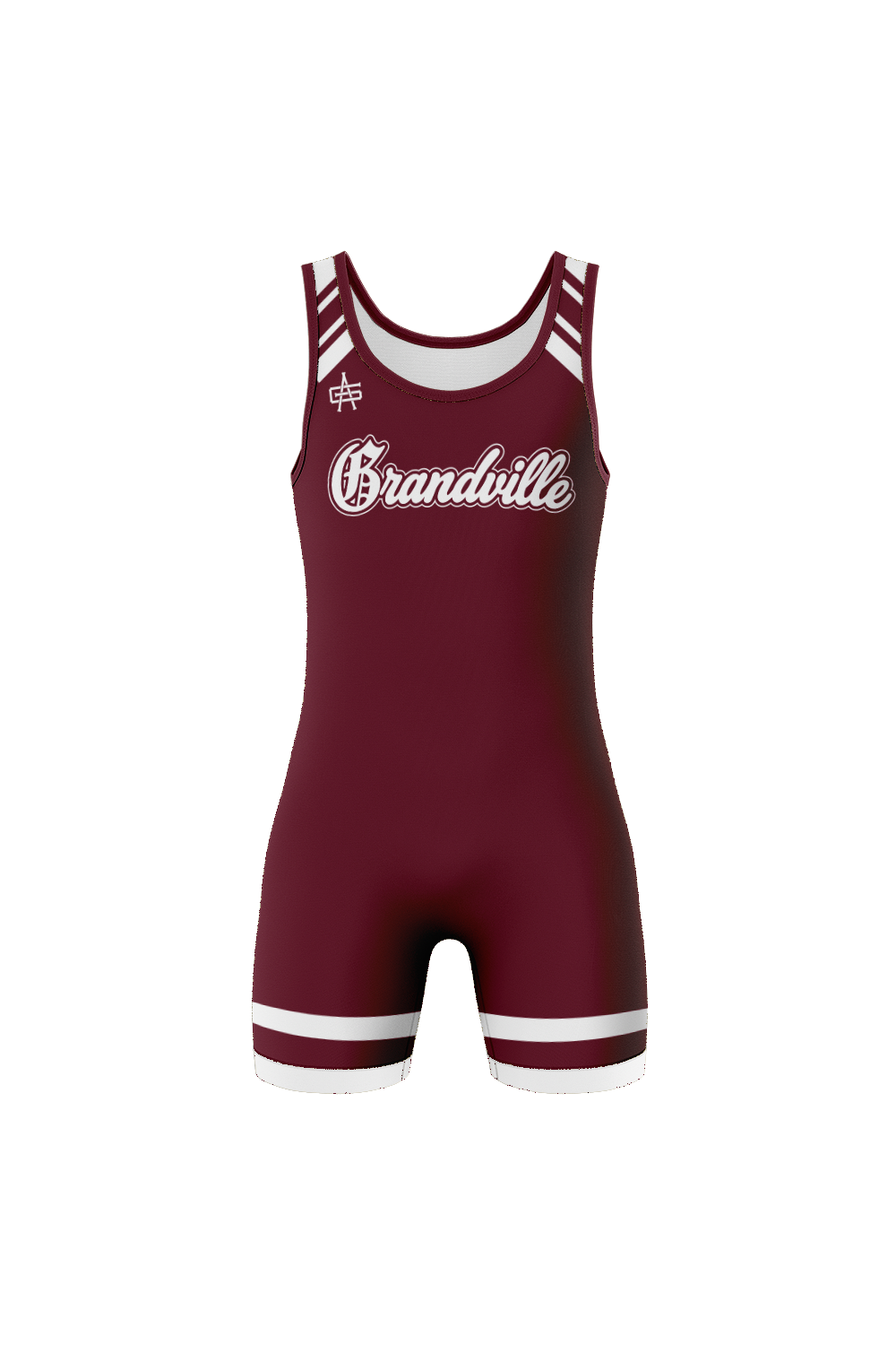 Grandville Wrestling Women's Mesh Back Sublimated Performance Singlet