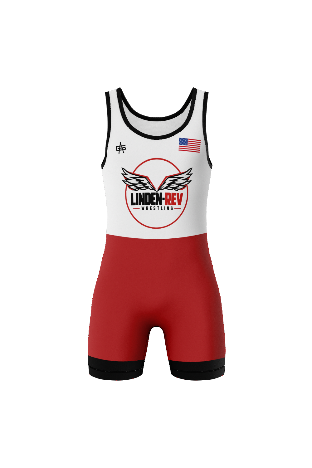 Linden Rev Wrestling Men's Sublimated Performance Singlet