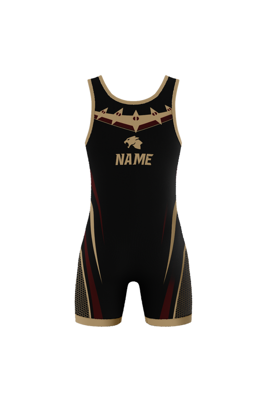 Parma Western MatCats Wrestling Men's Sublimated Performance Singlet