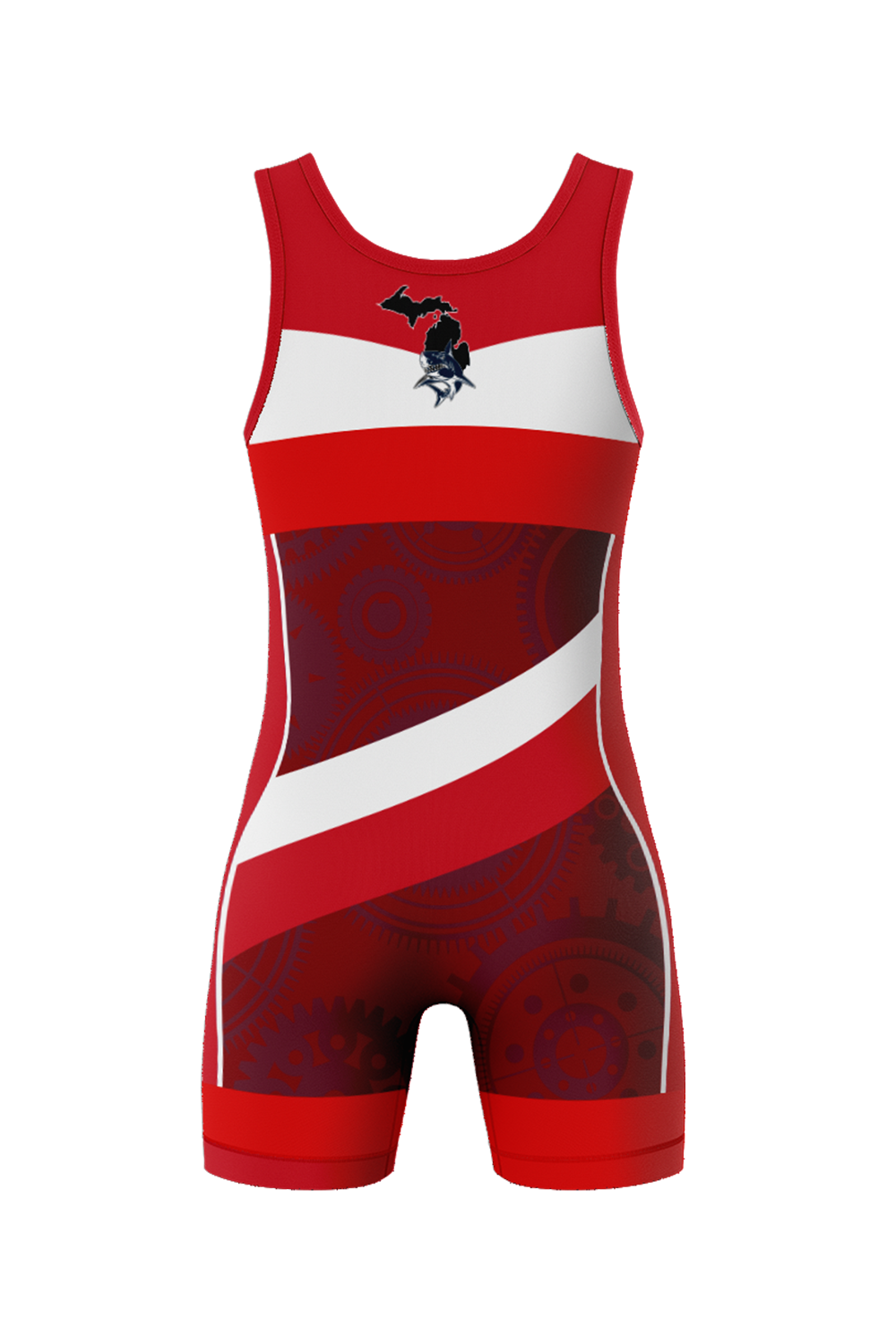 Machine Shed Wrestling Sublimated Performance Singlet