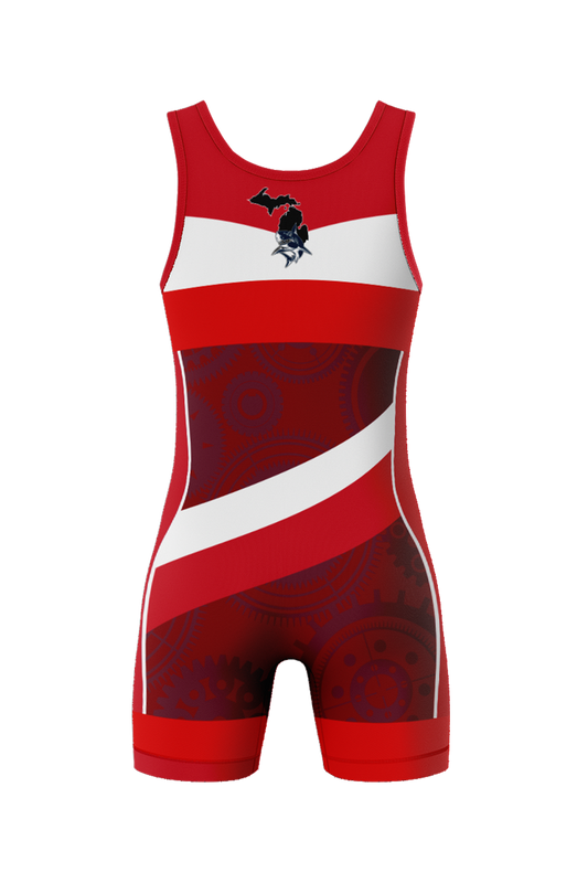 Machine Shed Wrestling Sublimated Performance Singlet
