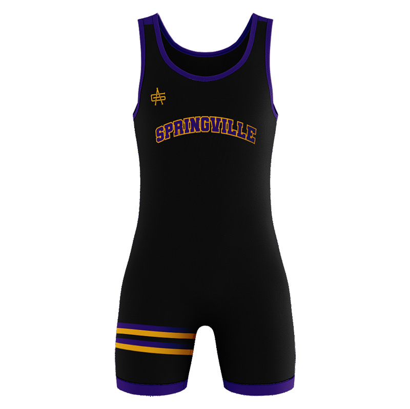 Springville Youth Wrestling Sublimated Custom Singlet