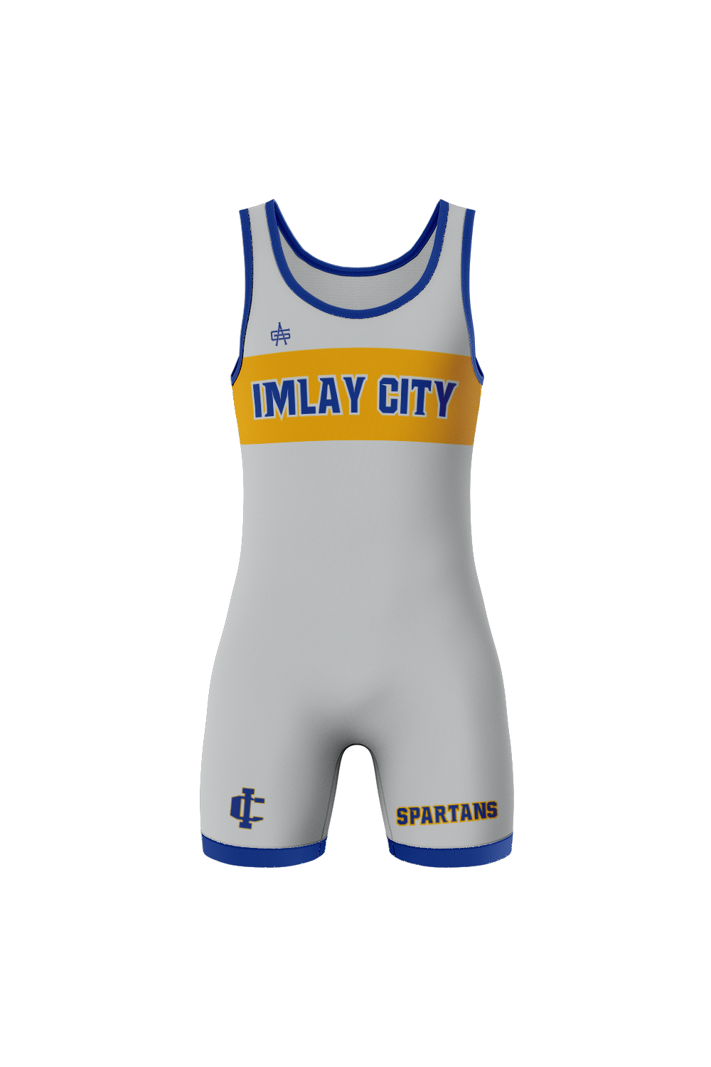 Imlay City Wrestling Sublimated Performance Singlet (grey)