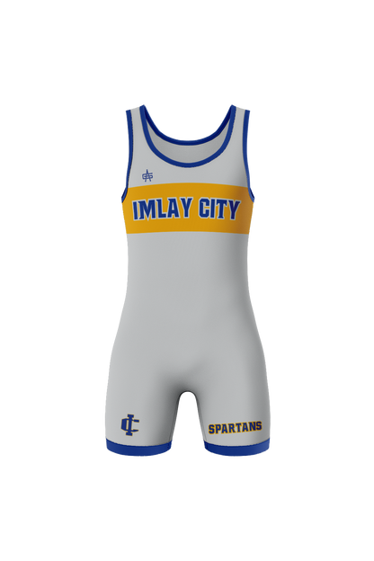 Imlay City Wrestling Sublimated Performance Singlet (grey)