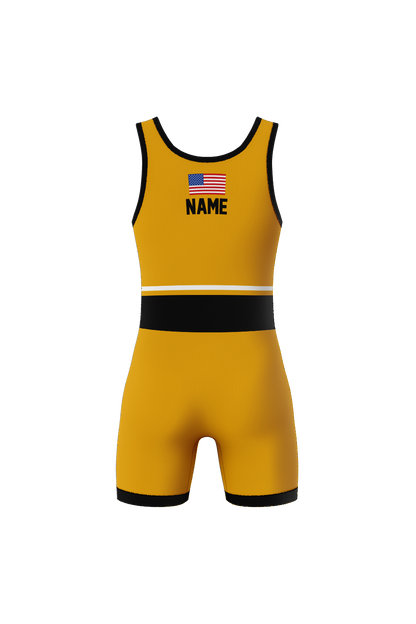 MI Rev Wrestling Men's Sublimated Performance Singlet