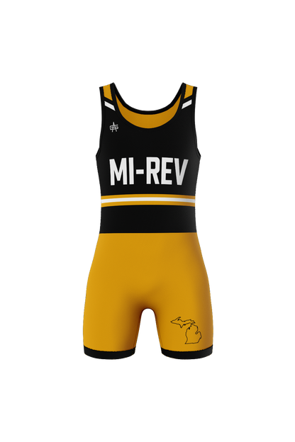 MI Rev Wrestling Men's Sublimated Performance Singlet