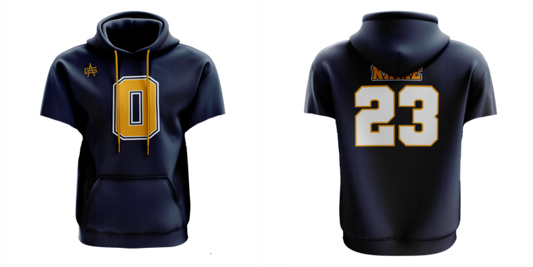 Oxford Wildcats Baseball Custom Gutsy IGNITE+ Short Sleeve Performance Hoodie