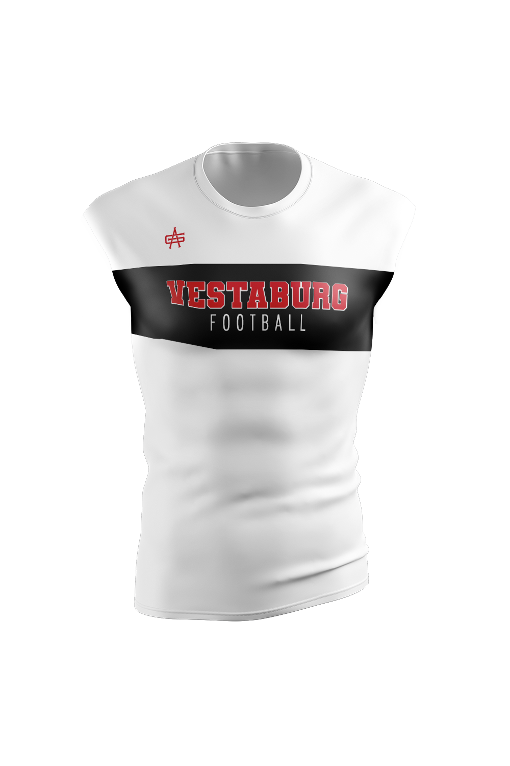 Vestaburg Football Performance Sleeveless Compression Top