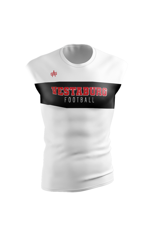 Vestaburg Football Performance Sleeveless Compression Top