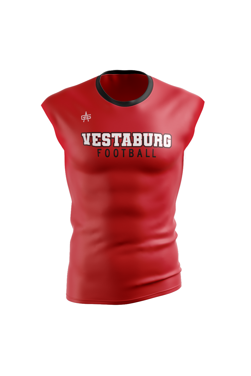 Vestaburg Football Performance Sleeveless Compression Top