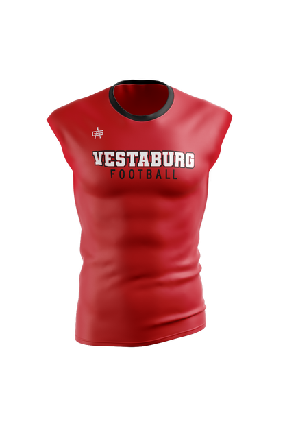 Vestaburg Football Performance Sleeveless Compression Top