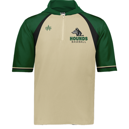 Hounds Baseball Sublimated Hooded Cage Jacket