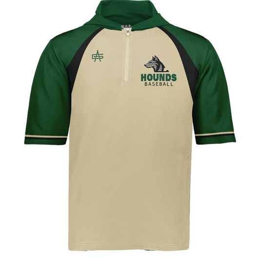 Hounds Baseball Sublimated Hooded Cage Jacket