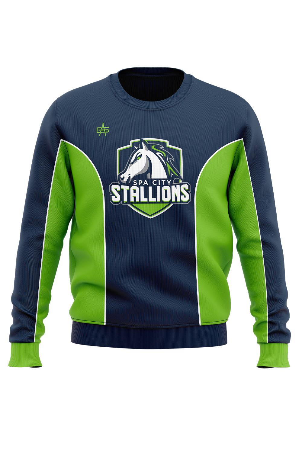 Spa City Stallions Sublimated Performance Crewneck Sweatshirt