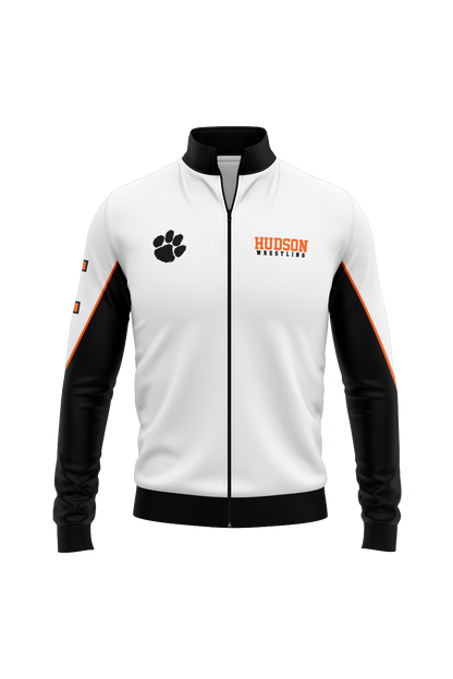 Hudson Wrestling Charged Sublimated Performance Full Zip - White