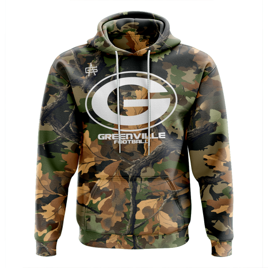 Greenville Football Gutsy IGNITE+ Hunter Camo Hoodie - Adult and Youth Sizes