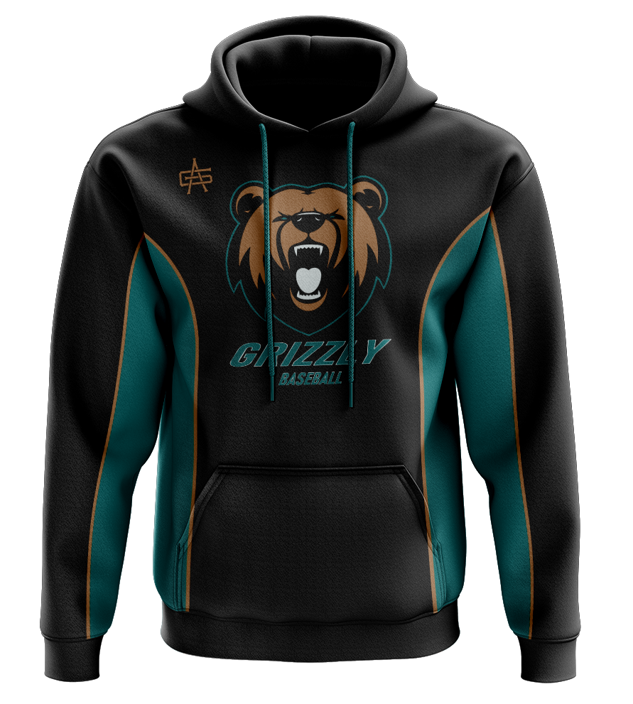 Grizzly's Baseball Sublimated Performance Hoodie