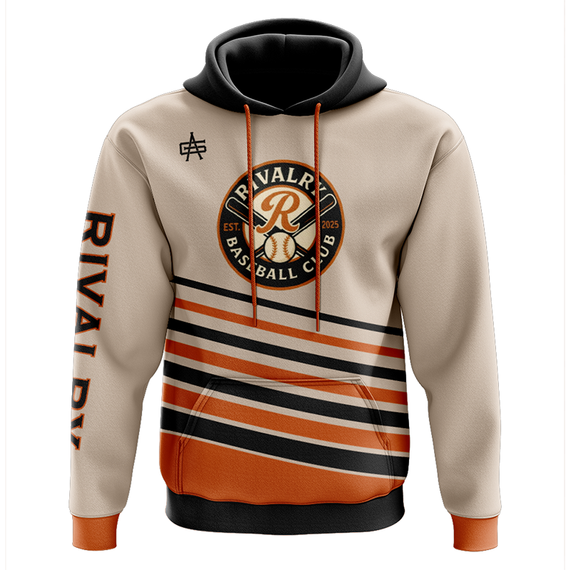 Rivalry Baseball Sublimated Customized Performance Hoodie