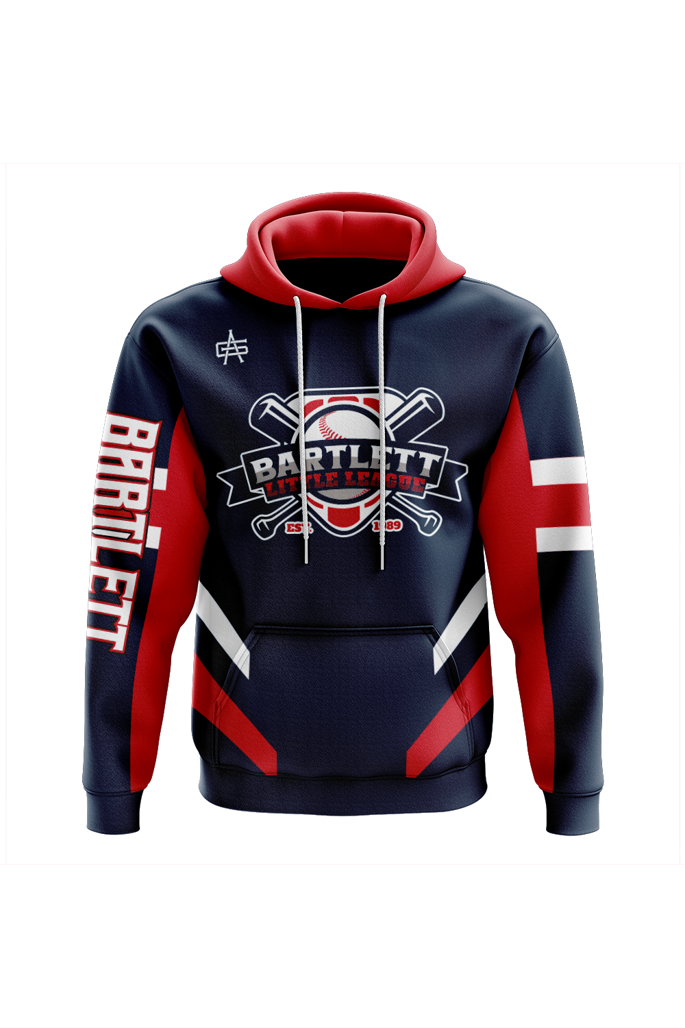 Bartlett Little League Baseball Performance Sublimated Hoodie