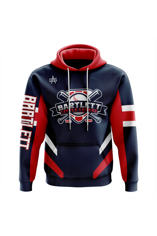 Bartlett Little League Baseball Performance Sublimated Hoodie
