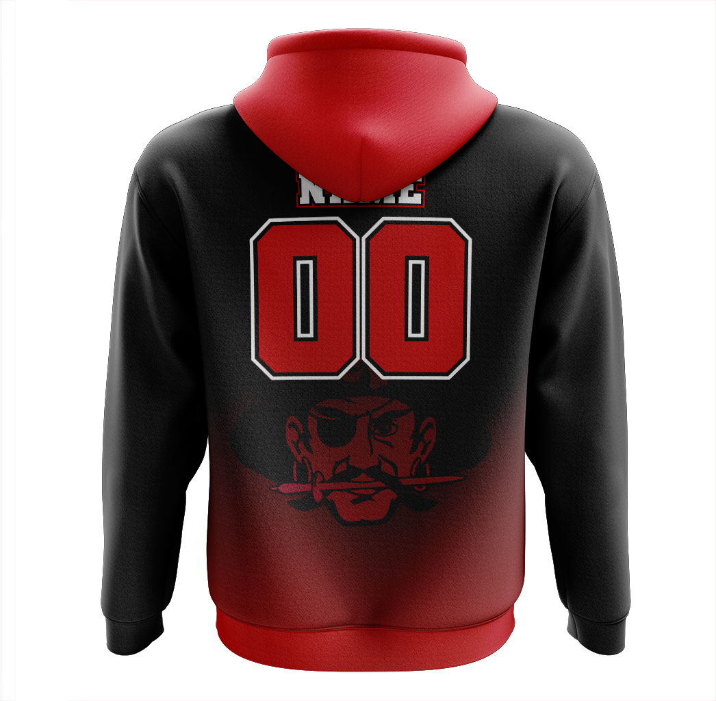 Cardington Pirates Softball Sublimated Custom Hoodie