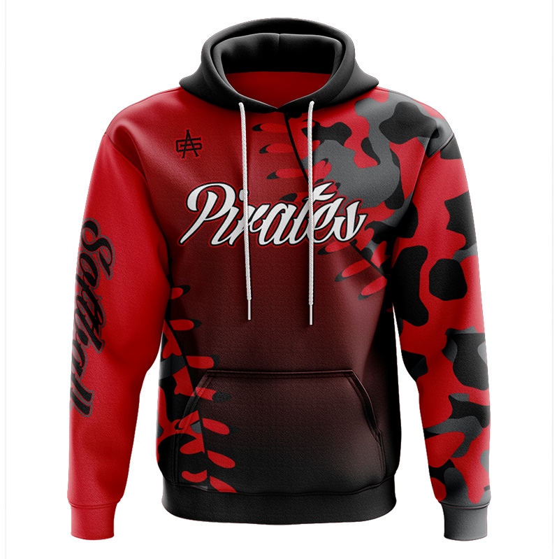 Cardington Pirates Softball Sublimated Performance Hoodie