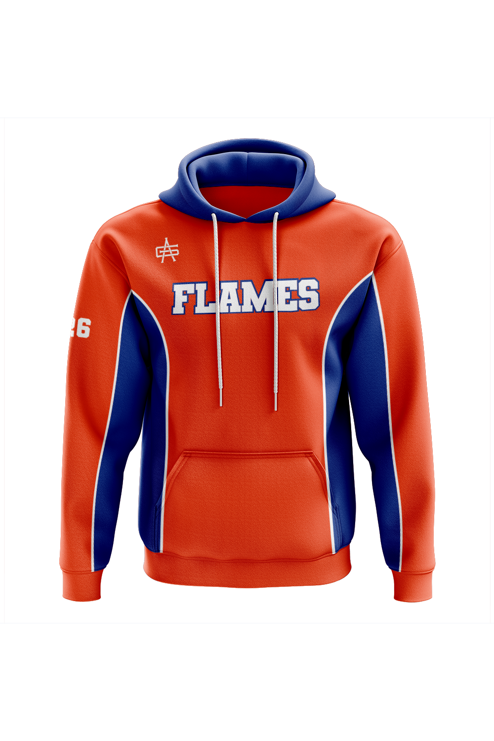 Flames MI Team Sublimated Performance Hoodie