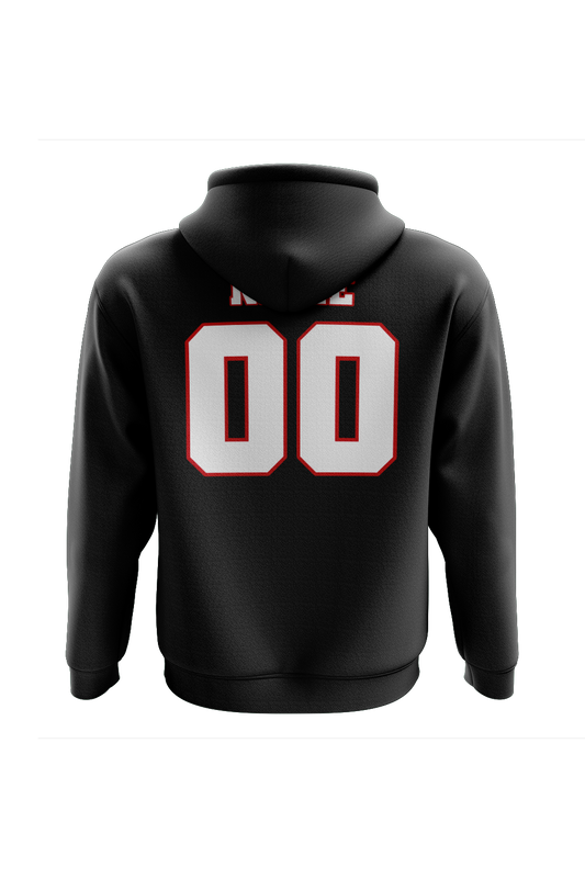 Frederick Bulls Baseball Customizable Sublimated Performance Hoodie